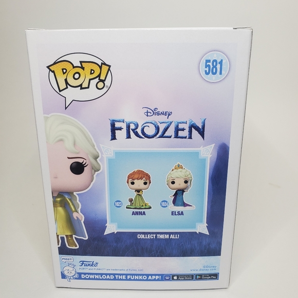 Funko POP! Disney Frozen Elsa with pin 581 - Picture 5 of 5
